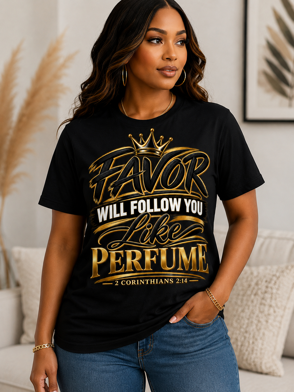 Favor Will Follow You Like Perfume Christian T-Shirt